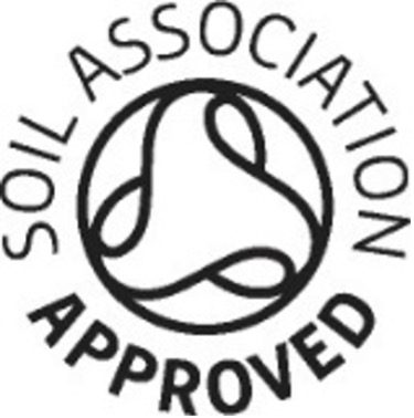 Soil Association Approved logo for certified organic and sustainable soil products